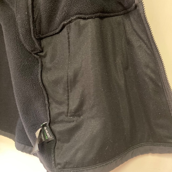 THE NORTH FACE Fleece Jacket Mens L Denali Polartec Fleece Full Zip Black - Picture 10 of 13